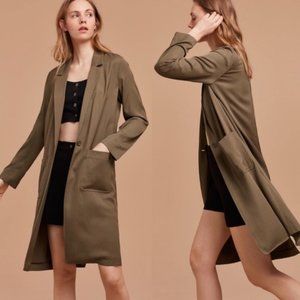 Aritzia Wilfred Free Herms Jacket Black XXS